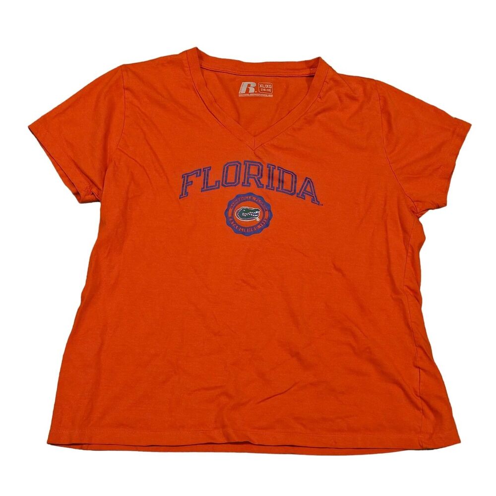 UF University of Florida Gators Women's Short Sleeve T-Shirt Size XL (16-18)